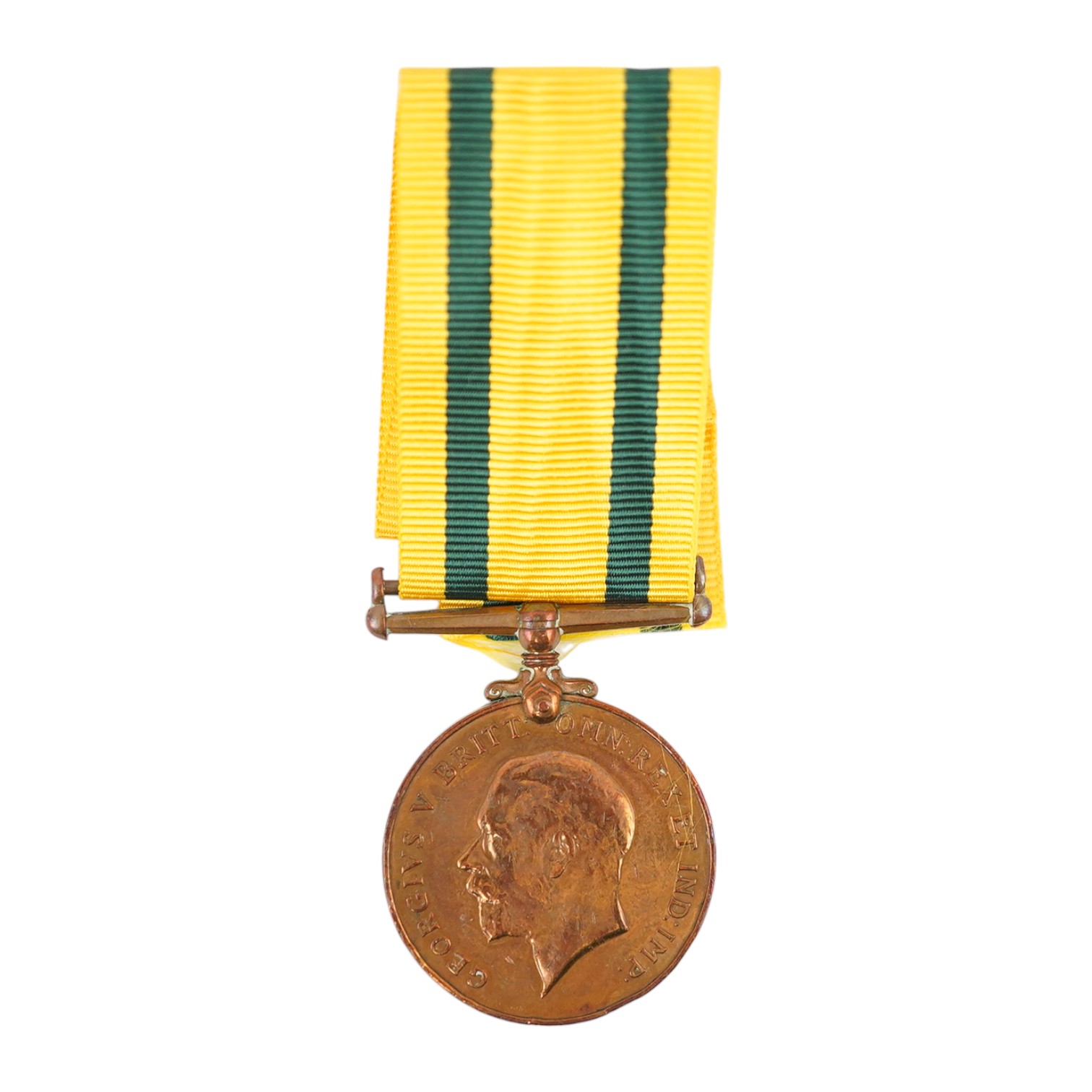 A George V Territorial Force War Medal 1914-19, awarded to 1954 PTE. R. Chebsey K.S.L.I. Condition - fair.